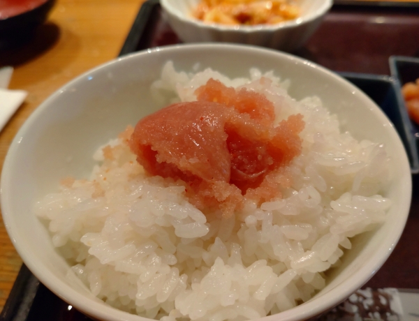 明太子好きにはたまらない！明太子お代わり無料のランチ☆