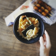 リーズナブルなえび天丼