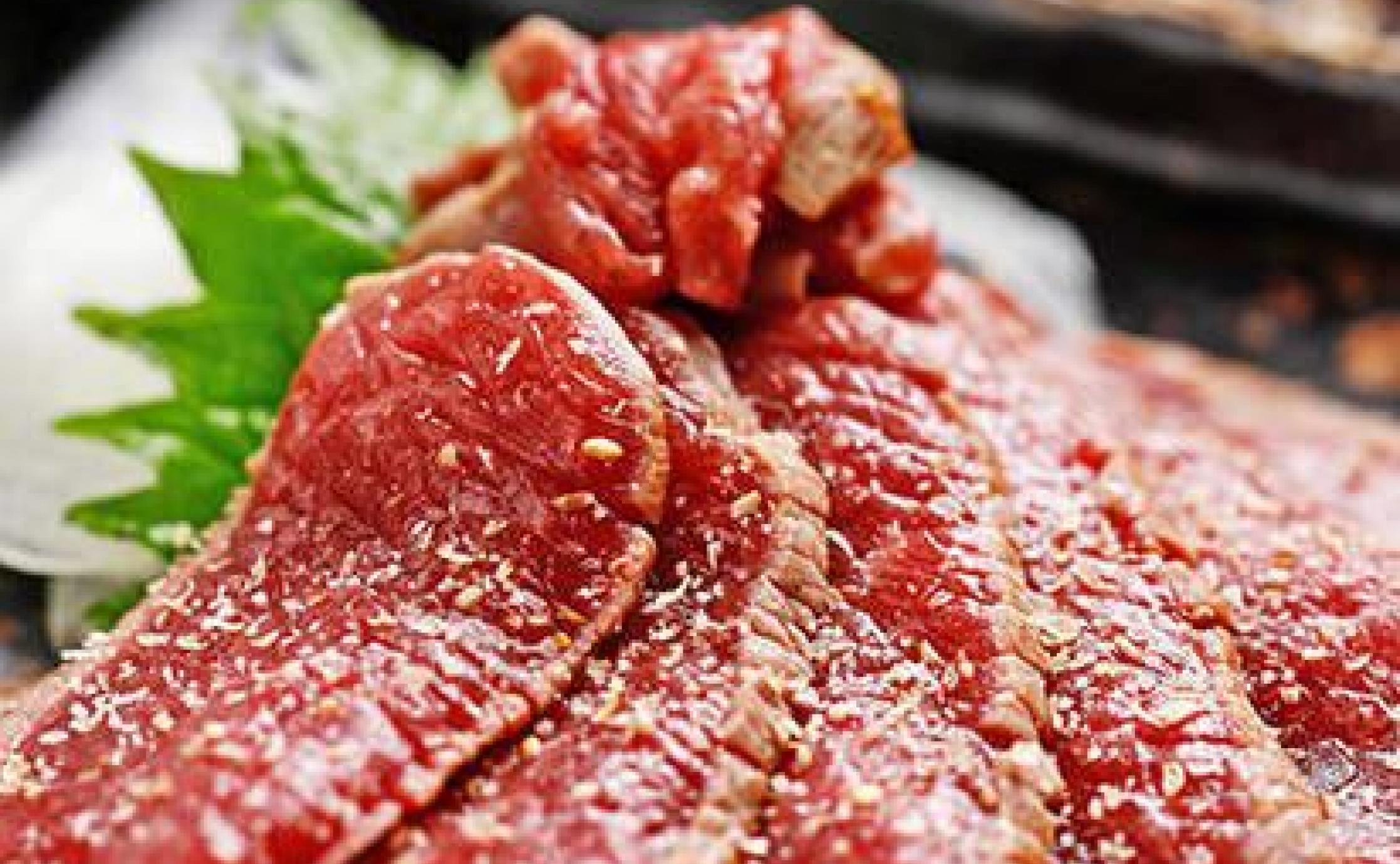 名物！！ラム肉のたたき