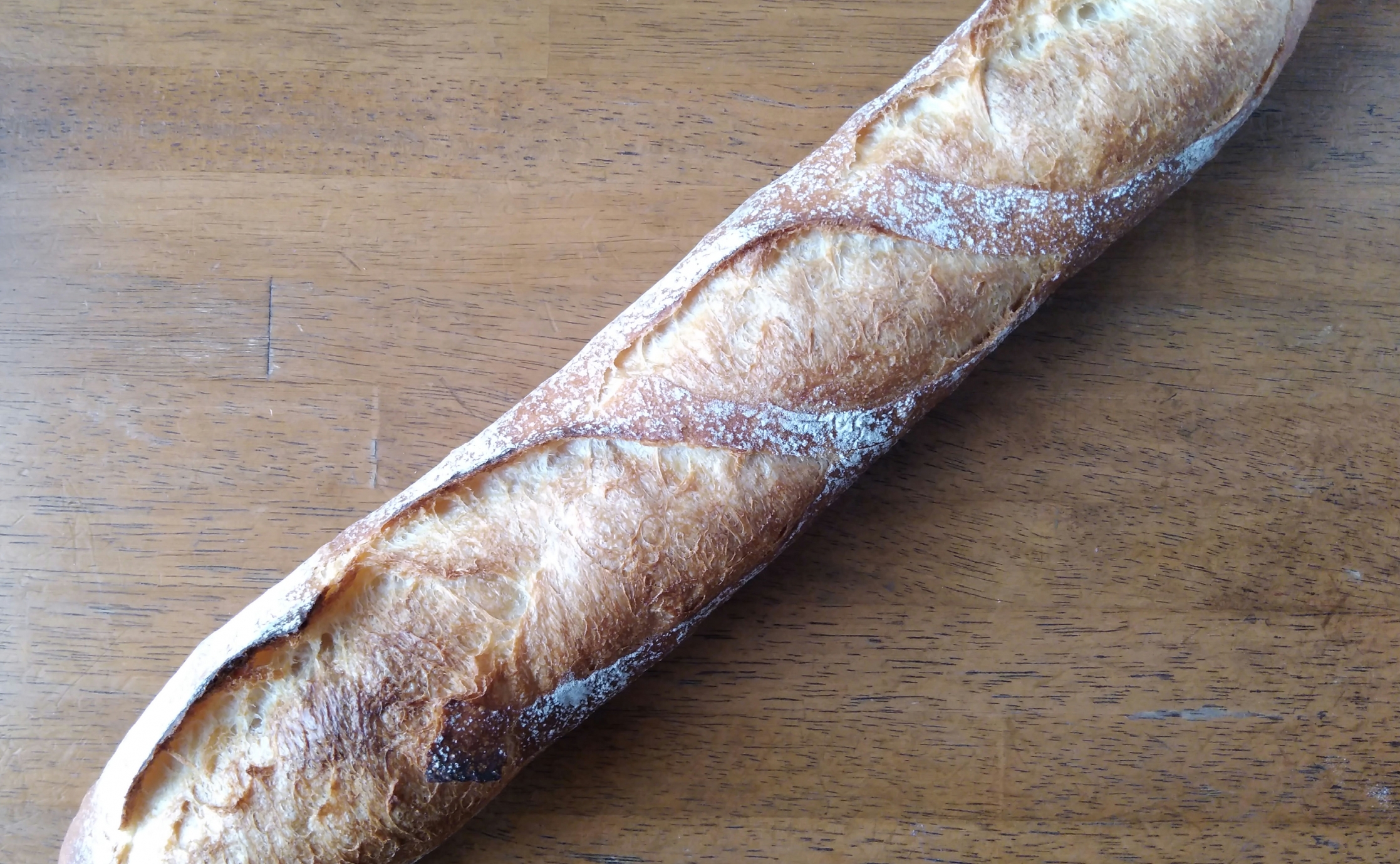 丁寧に作られたフランスパン