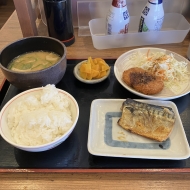 豚汁定食が美味しかった❤️