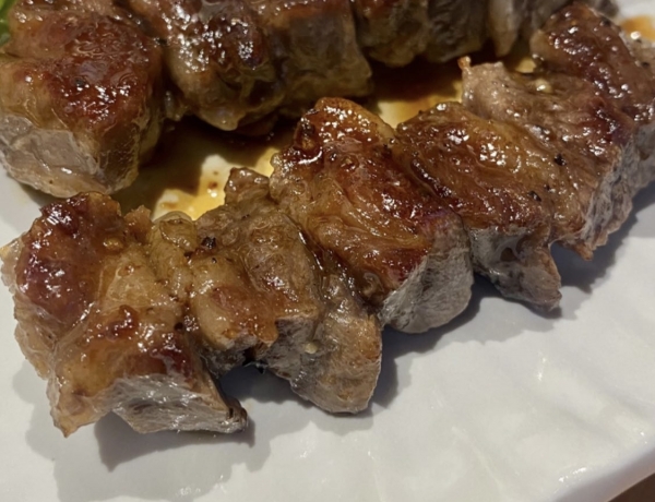 米沢牛の牛串