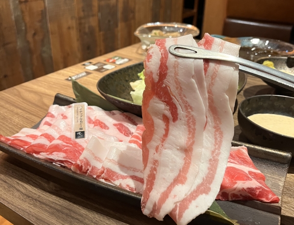 柔らかあぐー豚が大阪で食べられるのは嬉しい💕