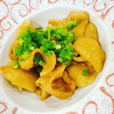 鶏皮のポン酢煮