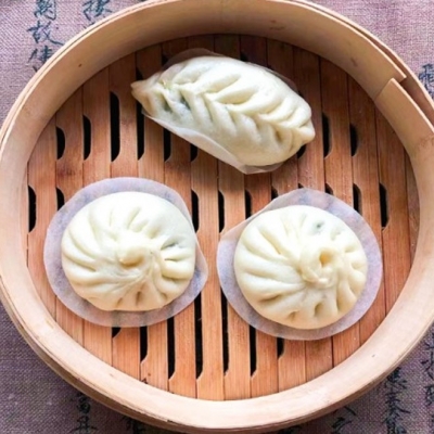 3種の蒸しまん定食